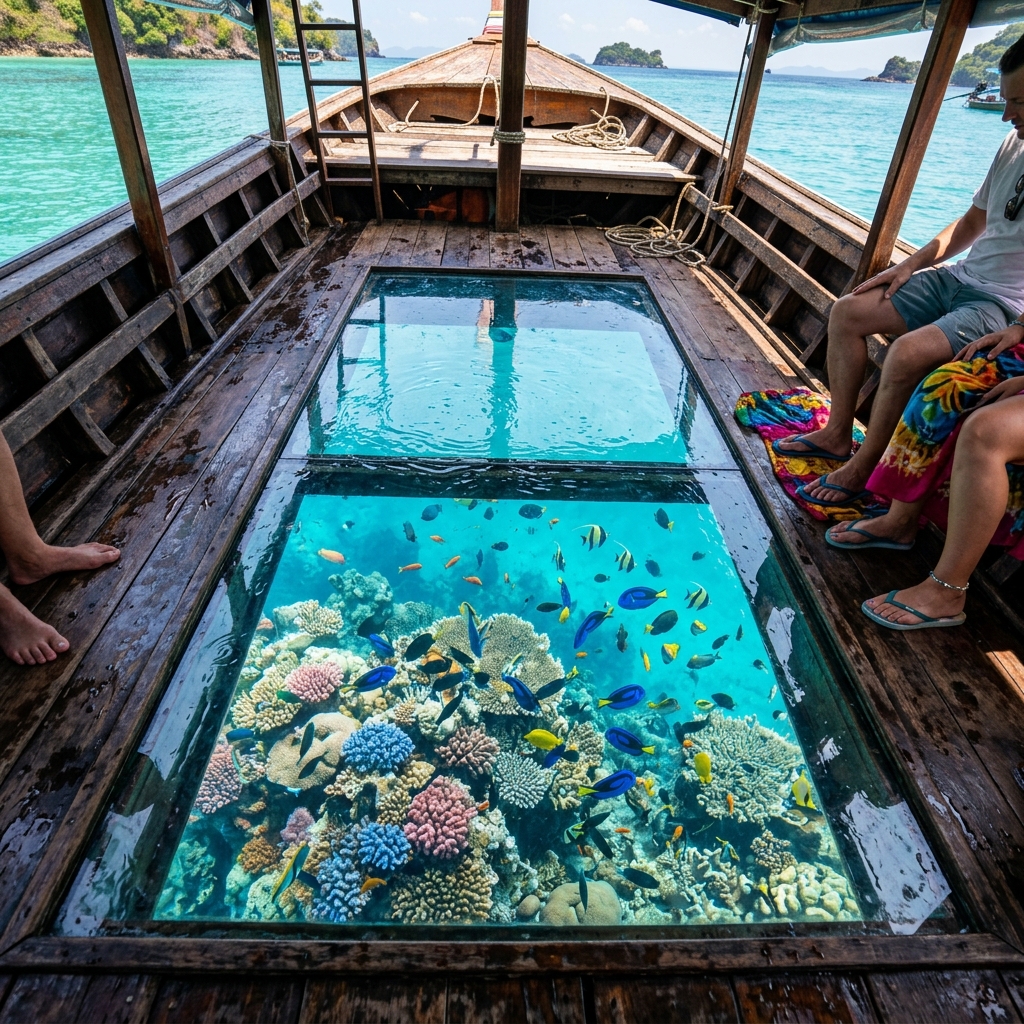 GLASS BOTTOM BOAT RIDE