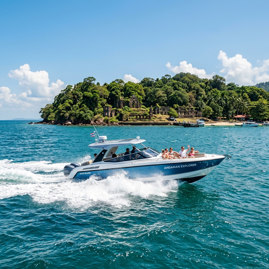 Ross Island Speed boat